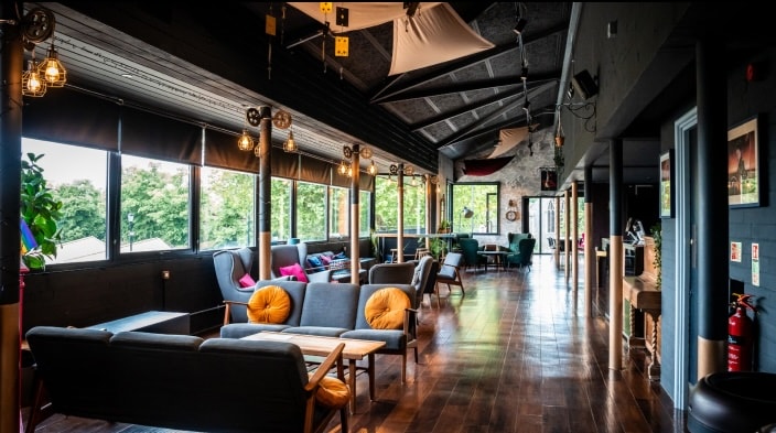 cafe and bar