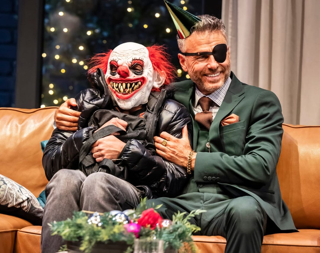 A production image from 'Murder at Midnight.'