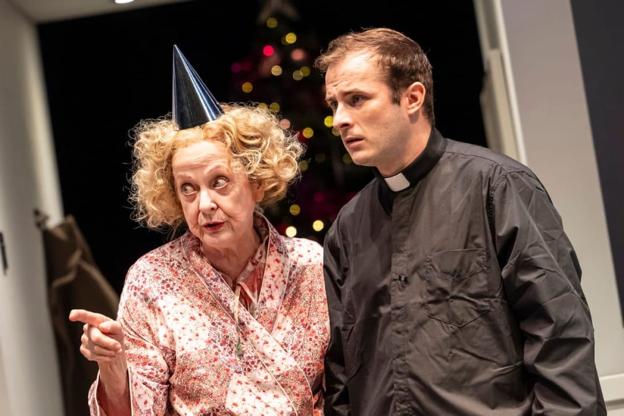 A production image from 'Murder at Midnight.'