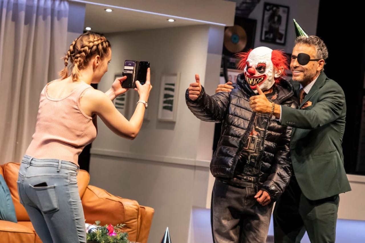 A production image from 'Murder at Midnight.'