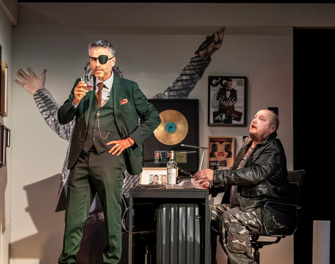 A production image from 'Murder at Midnight.'