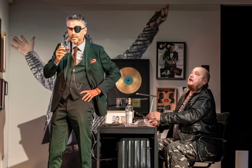 A production image from 'Murder at Midnight.'