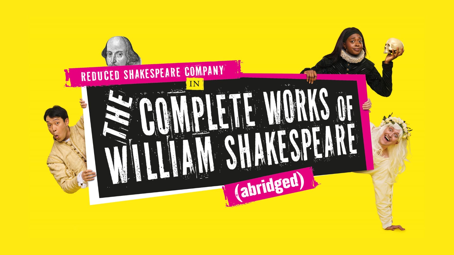 The artwork for 'The Complete Works of Shakespeare (abridged).'